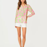 Elsa TopWomen - BlousesLILLY PULITZERThe Printed Peach Savannah