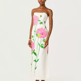 Elyse Stretch Maxi DressDresses Fitted DressesLILLY PULITZERThe Printed Peach Savannah