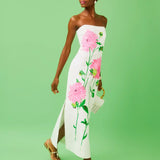 Elyse Stretch Maxi DressDresses Fitted DressesLILLY PULITZERThe Printed Peach Savannah