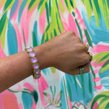 Enamel Stretch BraceletJewelryThe Printed Peach Savannah