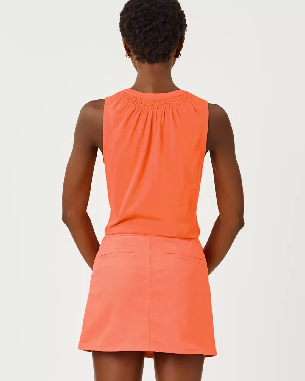Essie Knit TopWomen - Tops - TanksLILLY PULITZERThe Printed Peach Savannah