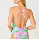 Ester One PieceWomen - Swim - One PieceLILLY PULITZERThe Printed Peach Savannah