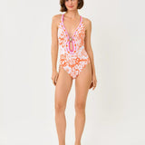 Ester One PieceLILLY PULITZERThe Printed Peach Savannah