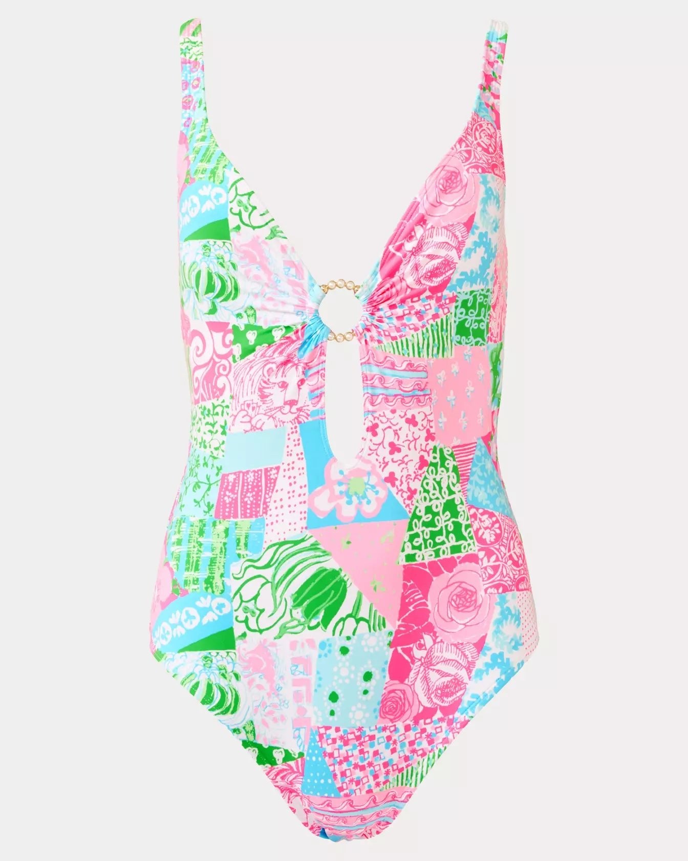 Ester One PieceWomen - Swim - One PieceLILLY PULITZERThe Printed Peach Savannah