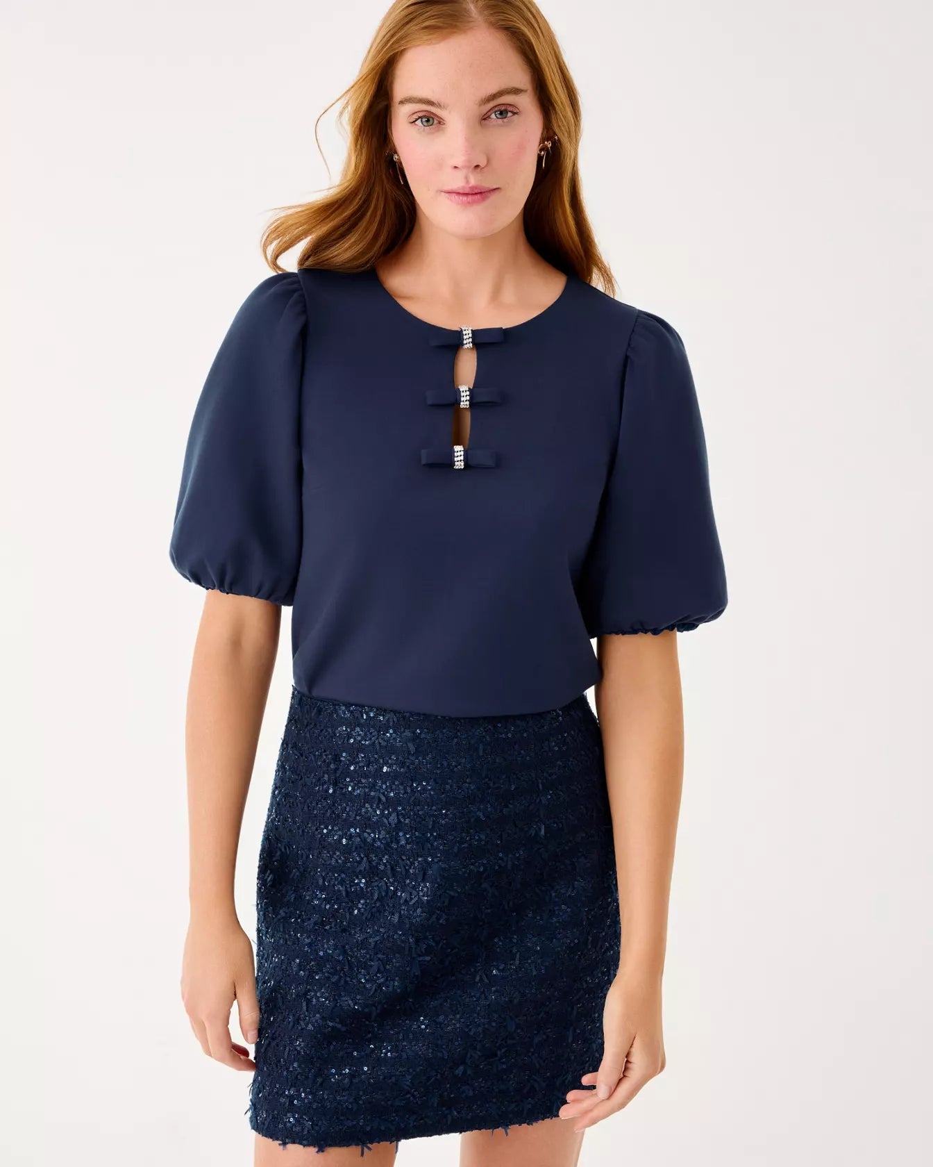 Ethenia Knit TopWomen - Tops - TeesLILLY PULITZERThe Printed Peach Savannah