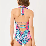 Ethenie One - Piece SwimsuitWomen - Swim - One - Piece SwimsuitsLILLY PULITZERThe Printed Peach Savannah