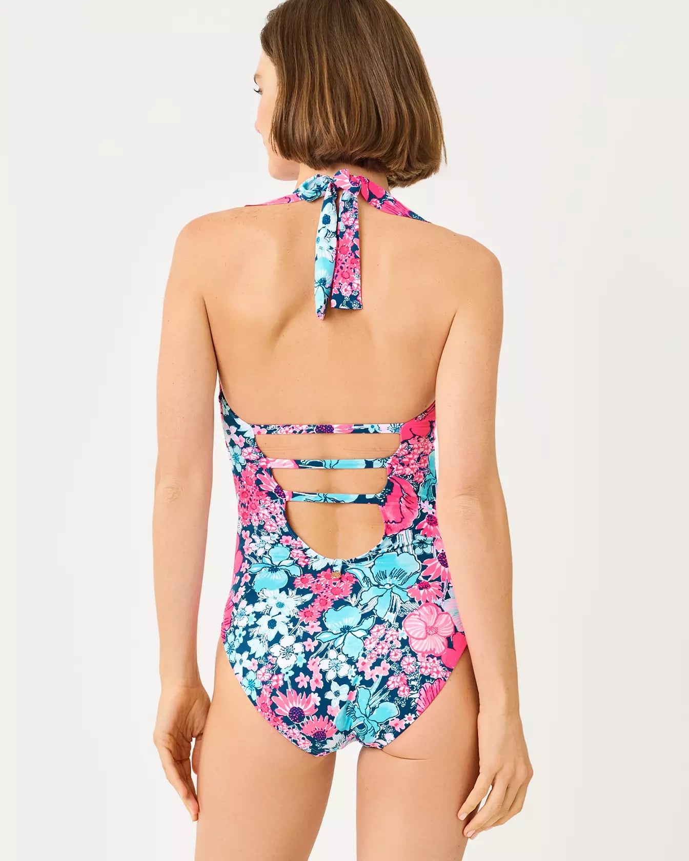 Ethenie One - Piece SwimsuitWomen - Swim - One - Piece SwimsuitsLILLY PULITZERThe Printed Peach Savannah