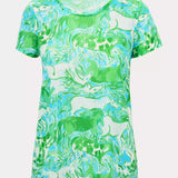 Etta Scoop - neckWomen - Tops - TeeLILLY PULITZERThe Printed Peach Savannah