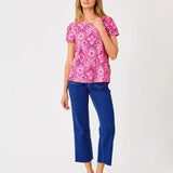 Etta Scoop-neckLILLY PULITZERThe Printed Peach Savannah