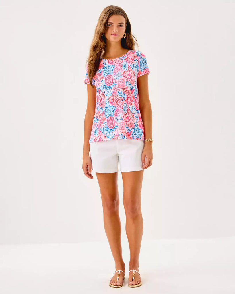 Etta Scoop Neck TopHeartland Retail ItemsLILLY PULITZERThe Printed Peach Savannah
