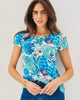 Etta Scoop Neck TopWomens - Tops - TeesLILLY PULITZERThe Printed Peach Savannah