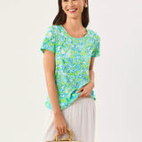Etta Scoop Neck TopWomen - Tops - TeeLILLY PULITZERThe Printed Peach Savannah