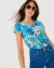Etta Scoop Neck TopWomens - Tops - TeesLILLY PULITZERThe Printed Peach Savannah