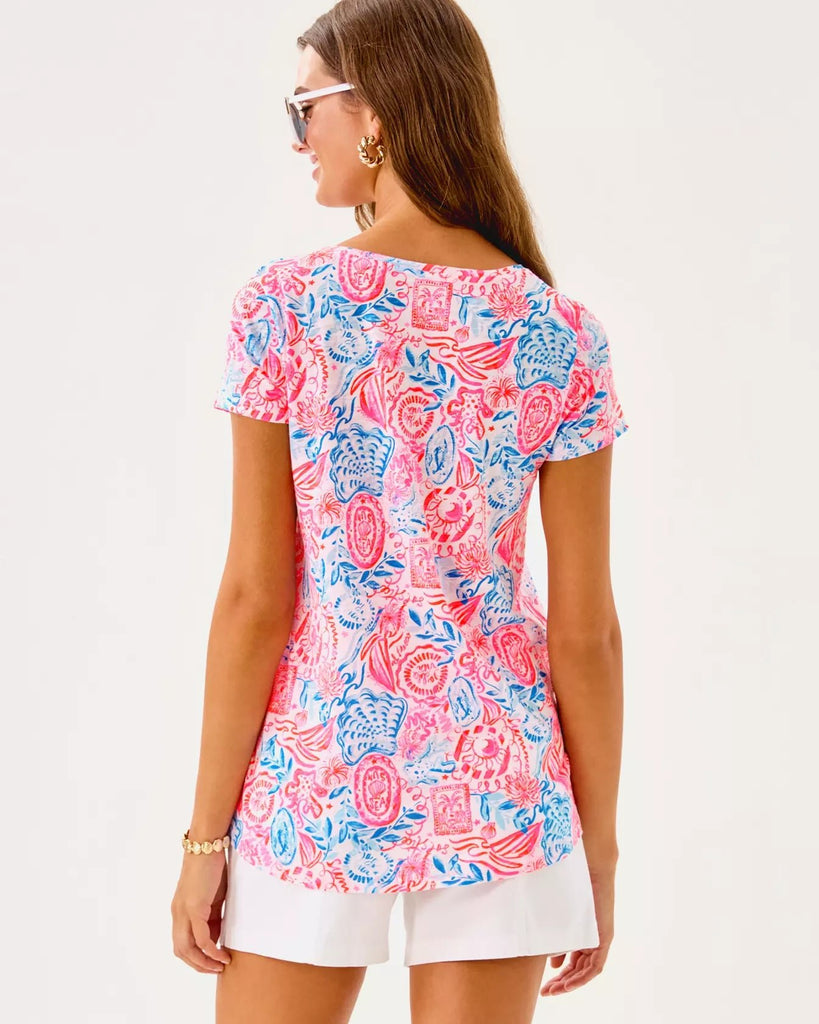 Etta Scoop Neck TopHeartland Retail ItemsLILLY PULITZERThe Printed Peach Savannah
