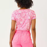 Etta Scoop Neck TopWomen - Tops - TeeLILLY PULITZERThe Printed Peach Savannah