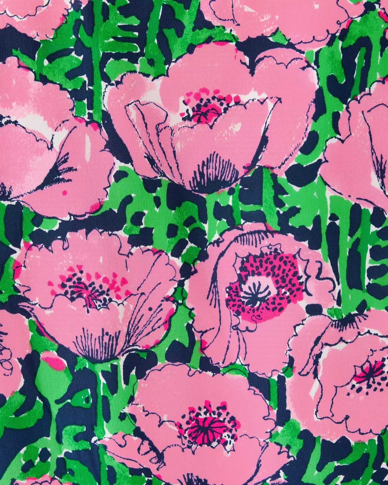 Evaline Silk DressWomen - Dresses A - Line/Easy DressesLILLY PULITZERThe Printed Peach Savannah