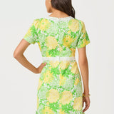 Evita Short Sleeve Stretch ShiftLILLY PULITZERThe Printed Peach Savannah