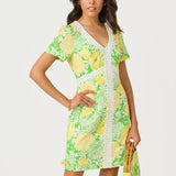 Evita Short Sleeve Stretch ShiftLILLY PULITZERThe Printed Peach Savannah
