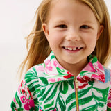 Girls Mini Eleni Velour Pullover