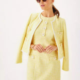 Margarete Boucle Skirted Romper