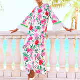 Nathalia Embellished Silk Maxi Dress