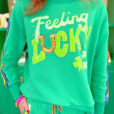 Feelin’ Lucky Rainbow Stripe SweatshirtHeartland Retail ItemsBrianna CannonThe Printed Peach Savannah