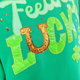 Feelin’ Lucky Rainbow Stripe SweatshirtHeartland Retail ItemsBrianna CannonThe Printed Peach Savannah