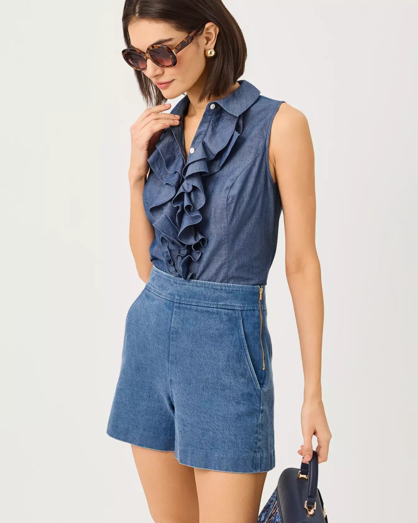 Fenly Sleeveless TopWomen - Tops - BlousesLILLY PULITZERThe Printed Peach Savannah
