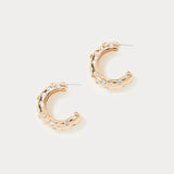 All Dahled Up Hoop Earrings