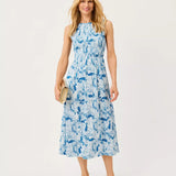 Finnley Smocked Midi DressWomen - Dresses - Fit & FlareLILLY PULITZERThe Printed Peach Savannah
