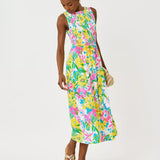 Finnley Smocked Midi DressDresses-Fit & Flare DressesLILLY PULITZERThe Printed Peach Savannah
