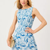 Finnley Smocked Midi DressWomen - Dresses - Fit & FlareLILLY PULITZERThe Printed Peach Savannah