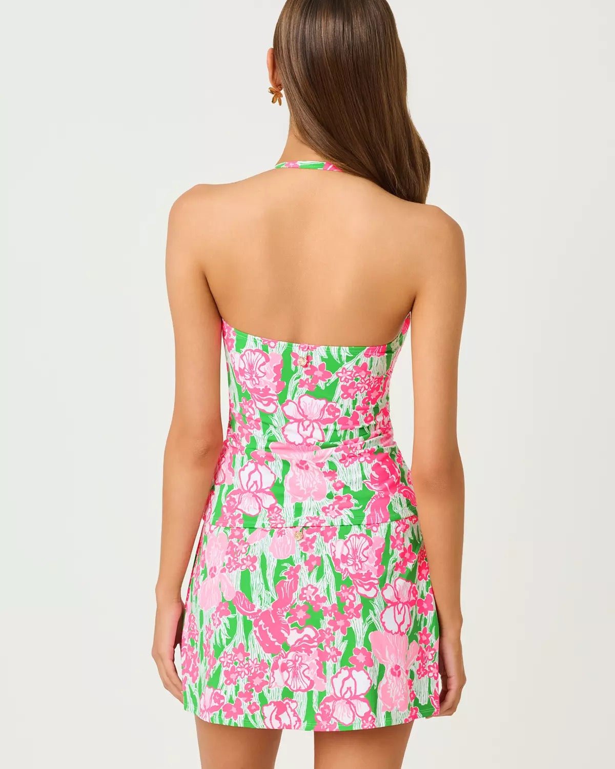 Flamenco TankiniWomen - Swimwear - Swim TopsLILLY PULITZERThe Printed Peach Savannah