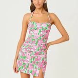 Flamenco TankiniWomen - Swimwear - Swim TopsLILLY PULITZERThe Printed Peach Savannah