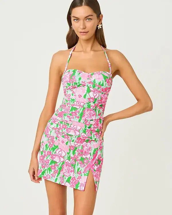 Flamenco TankiniWomen - Swimwear - Swim TopsLILLY PULITZERThe Printed Peach Savannah