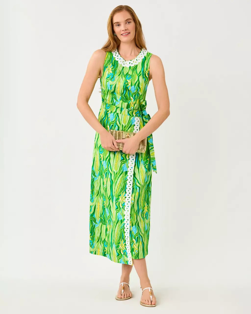 Fresia Stretch Maxi Shift DressWomen - Dresses - Fitted DressesLILLY PULITZERThe Printed Peach Savannah