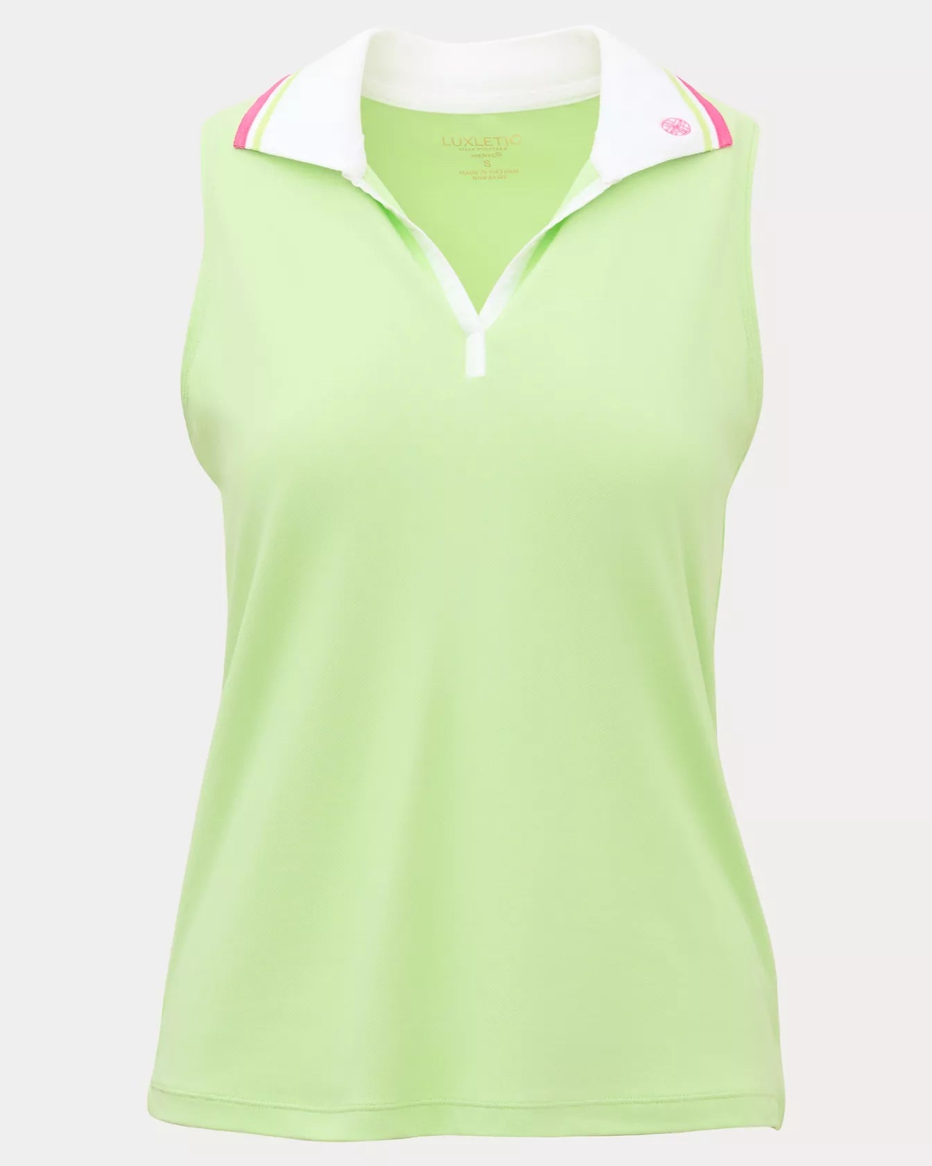 Frida Sleeveless Polo UPF 50+Women - PolosLILLY PULITZERThe Printed Peach Savannah