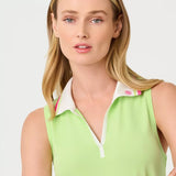 Frida Sleeveless Polo UPF 50+Women - PolosLILLY PULITZERThe Printed Peach Savannah