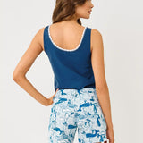 Gabbie Crochet Trimmed Knit Tank TopWomen - Tops - TanksLILLY PULITZERThe Printed Peach Savannah