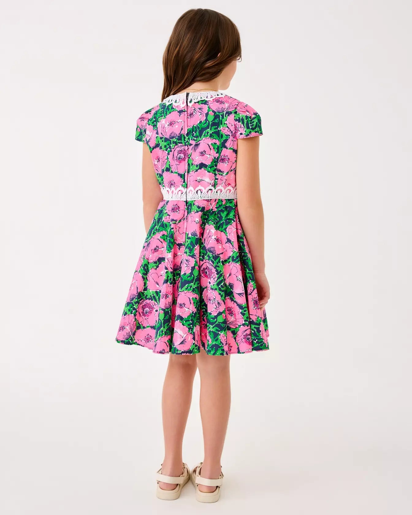 Girls Idala Short Sleeve DressGirls - Dresses & Rompers - DressesLILLY PULITZERThe Printed Peach Savannah