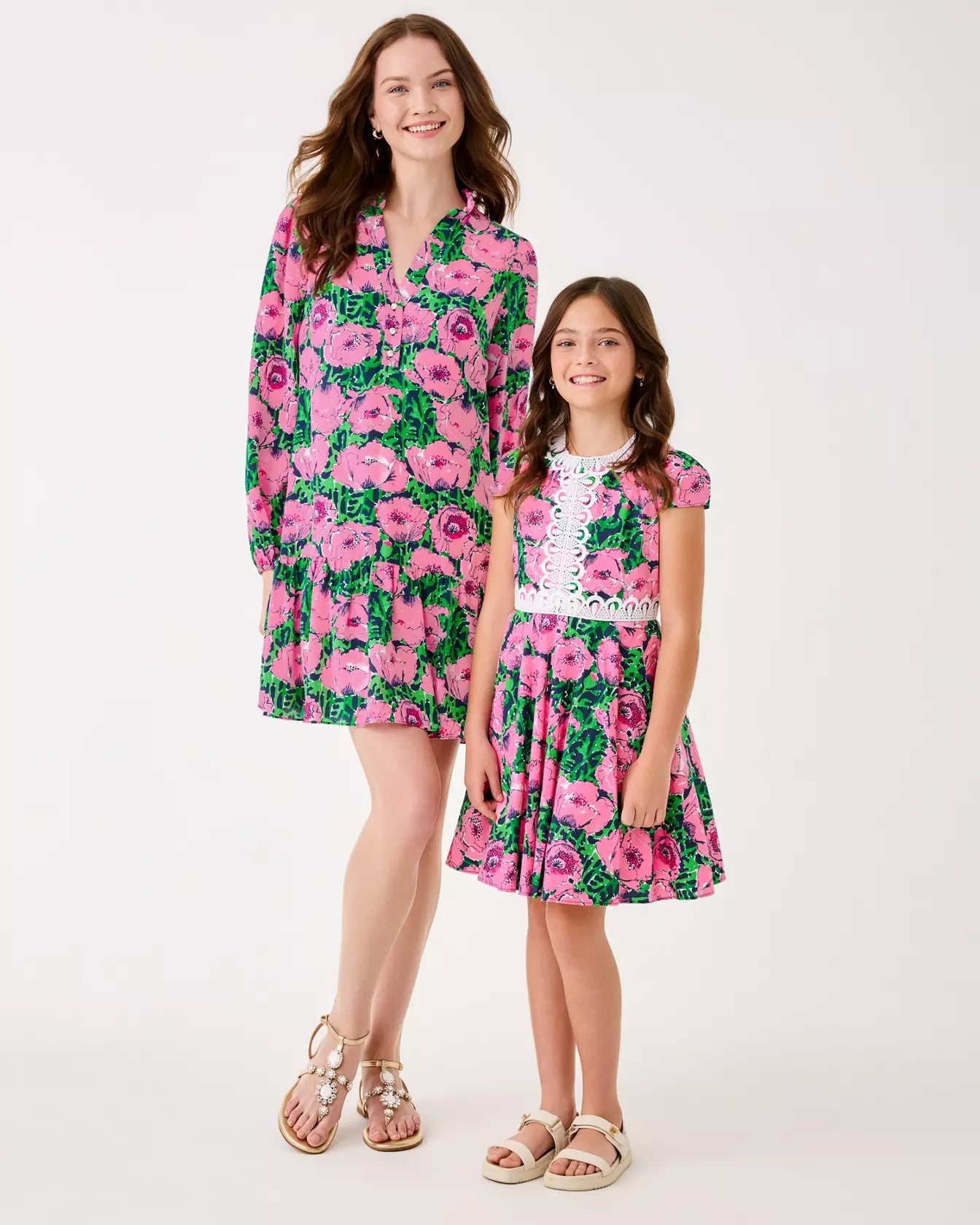 Girls Idala Short Sleeve DressGirls - Dresses & Rompers - DressesLILLY PULITZERThe Printed Peach Savannah