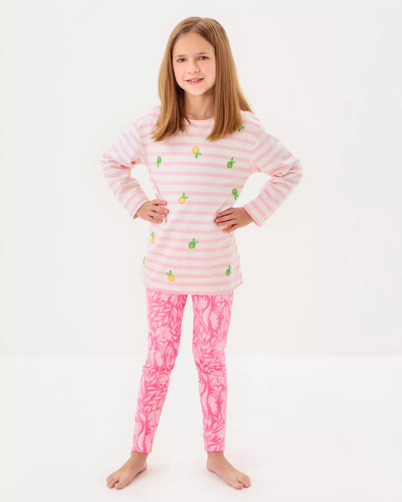 Girls Maia LeggingHeartland Retail ItemsLILLY PULITZERThe Printed Peach Savannah