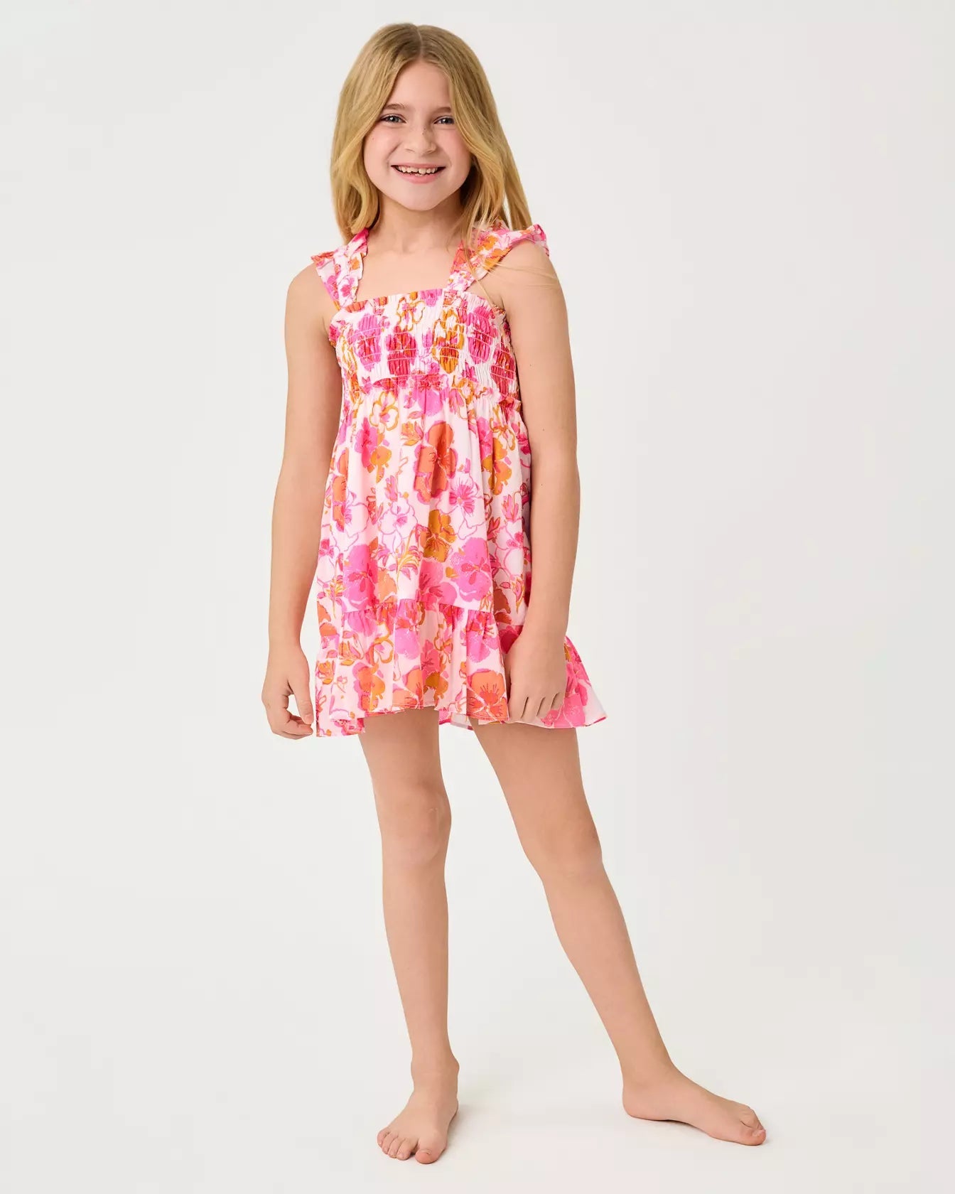 Girls Mini Hadly DressGirls - DressesLILLY PULITZERThe Printed Peach Savannah