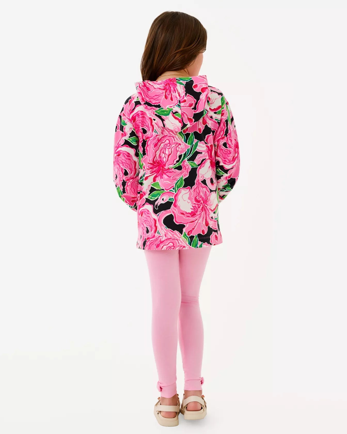 Girls Mini Kamillie HoodieGirls - Tops & Bottoms - TopsLILLY PULITZERThe Printed Peach Savannah