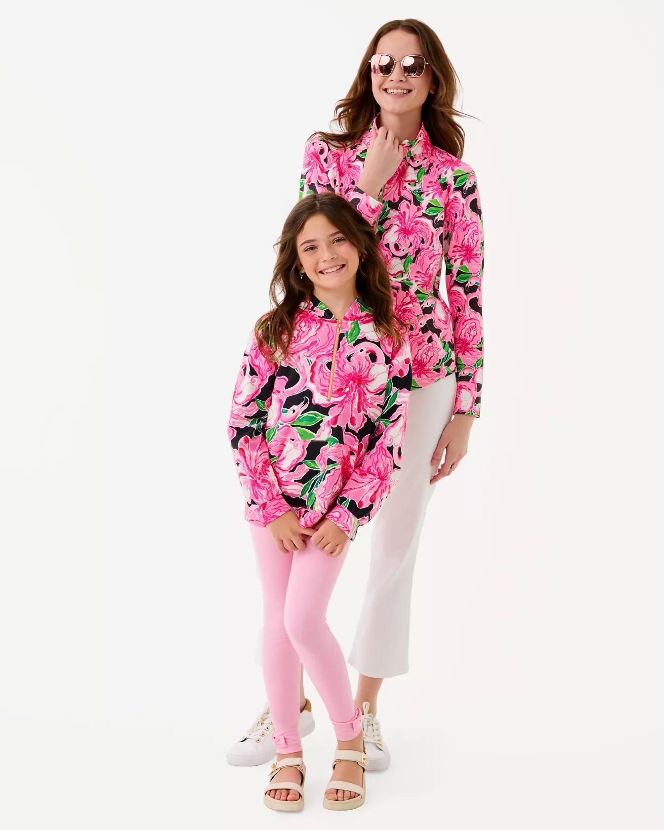 Girls Mini Kamillie HoodieGirls - Tops & Bottoms - TopsLILLY PULITZERThe Printed Peach Savannah