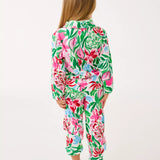 Girls Mini Mallie Velour PantGirls - Tops & Bottoms - BottomsLILLY PULITZERThe Printed Peach Savannah