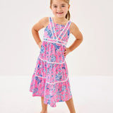 Girls Mini Pollie Midi DressHeartland Retail ItemsLILLY PULITZERThe Printed Peach Savannah