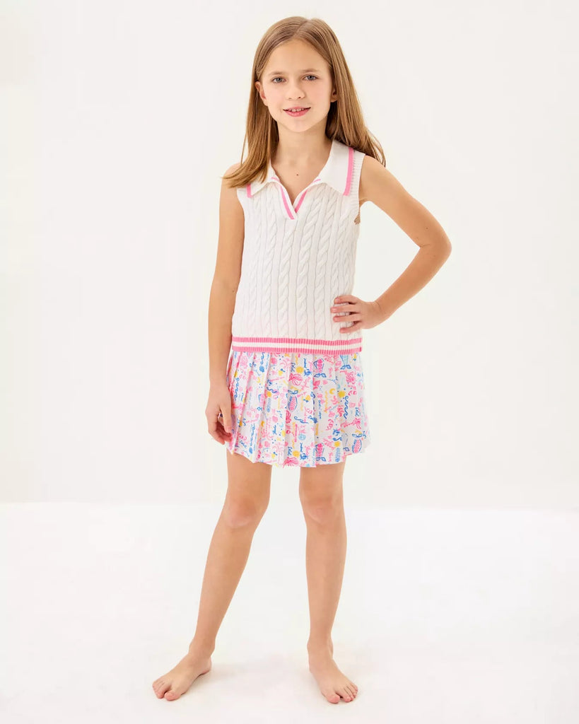 Girls Sylvana SkortHeartland Retail ItemsLILLY PULITZERThe Printed Peach Savannah