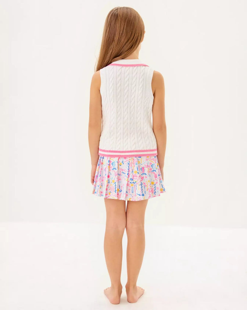 Girls Sylvana SkortHeartland Retail ItemsLILLY PULITZERThe Printed Peach Savannah