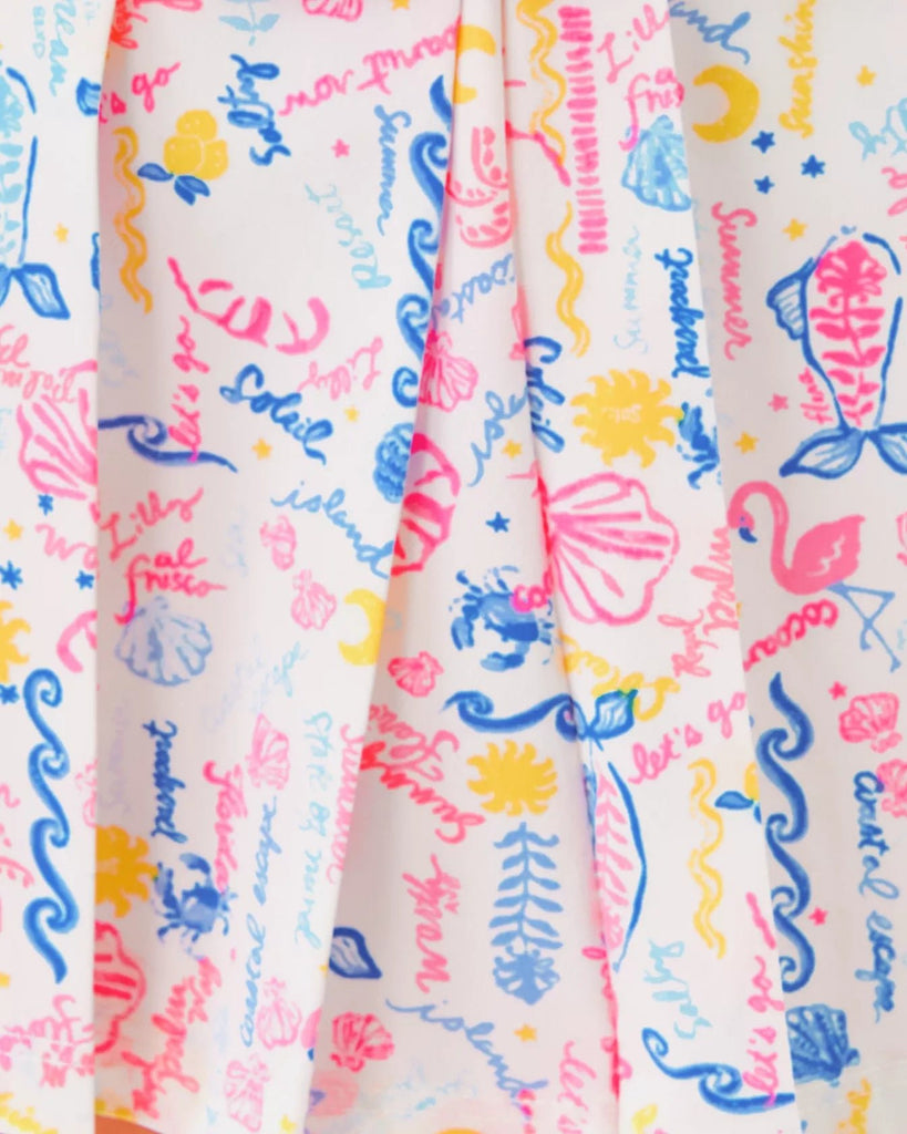Girls Sylvana SkortHeartland Retail ItemsLILLY PULITZERThe Printed Peach Savannah